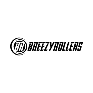 Breezy Rollers logo with a circular icon and stylized text