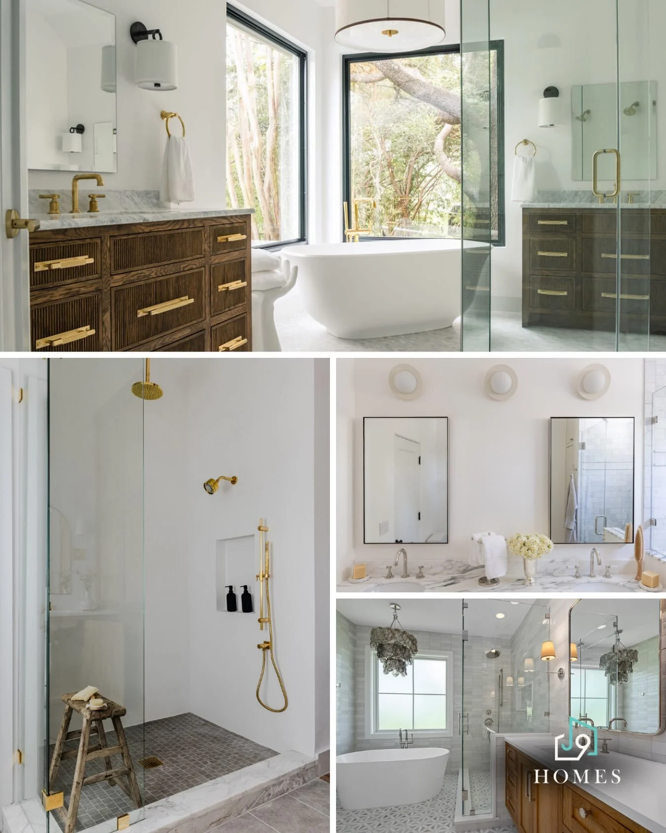 A collection of bathrooms, each built with its own distinct character. 🤍
Every element comes together through quality craftsmanship and precise execution.
When are you upgrading your bathroom? 👇

#J9HOMES #AustinBathrooms #BathroomRemodel #AustinBu