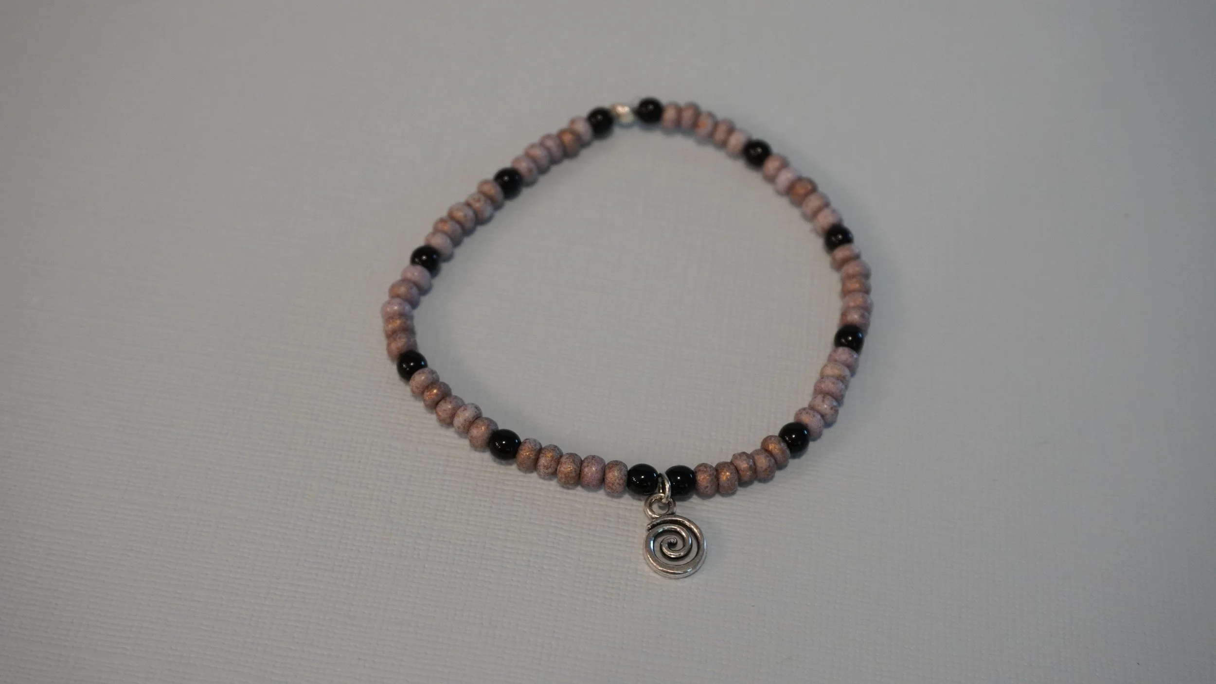 PURPLE SPIRAL BRACELET