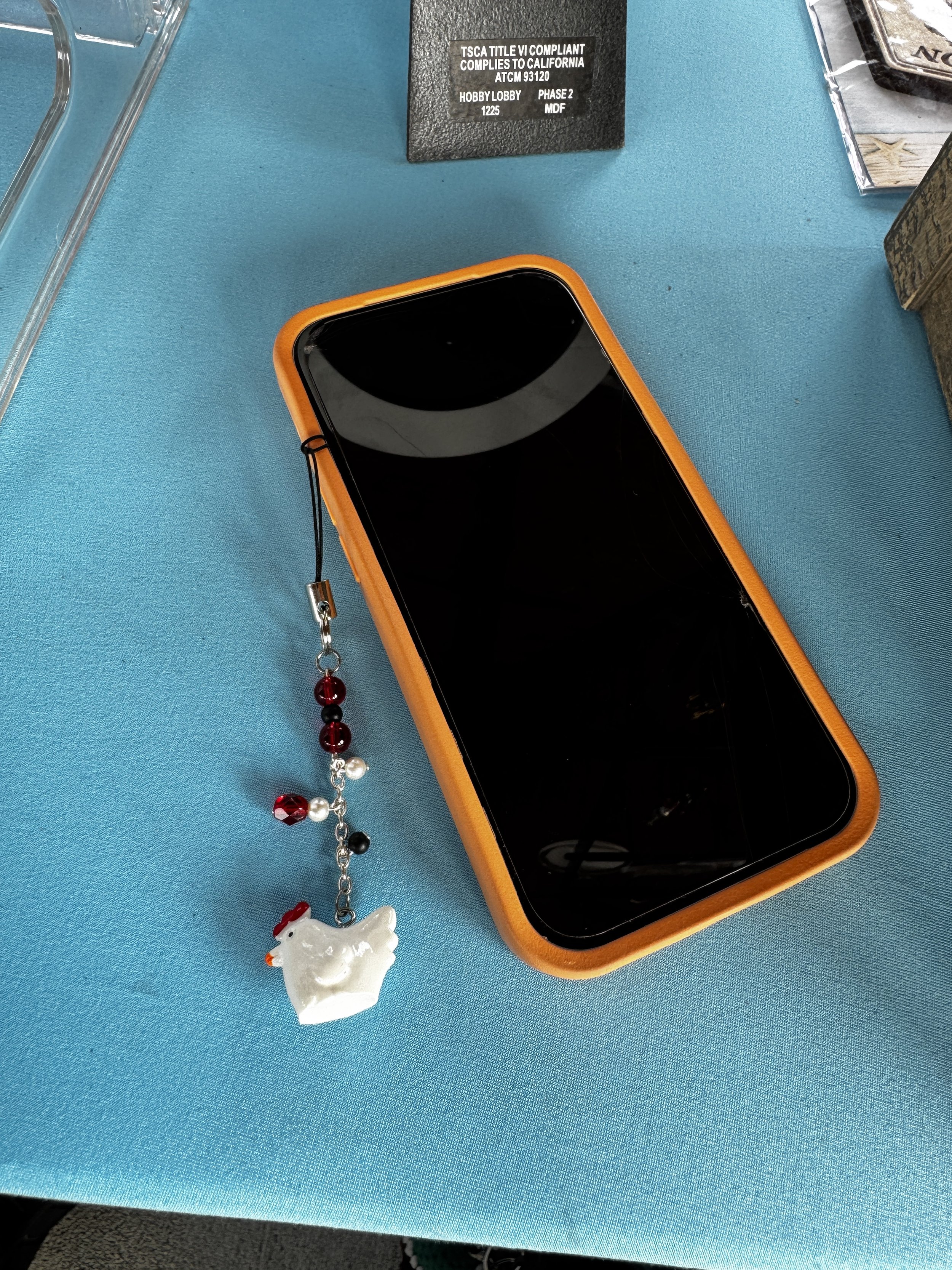 CHICKEN PHONE CHARM