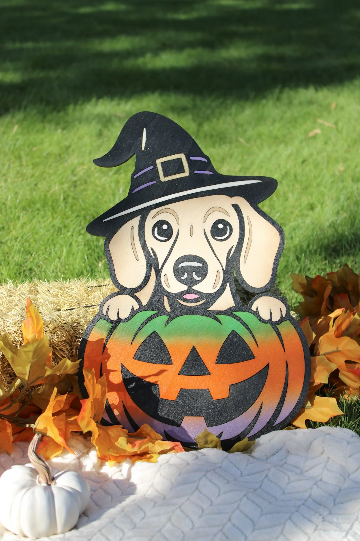 WOODEN HALLOWEEN PUMPKIN SIGNS