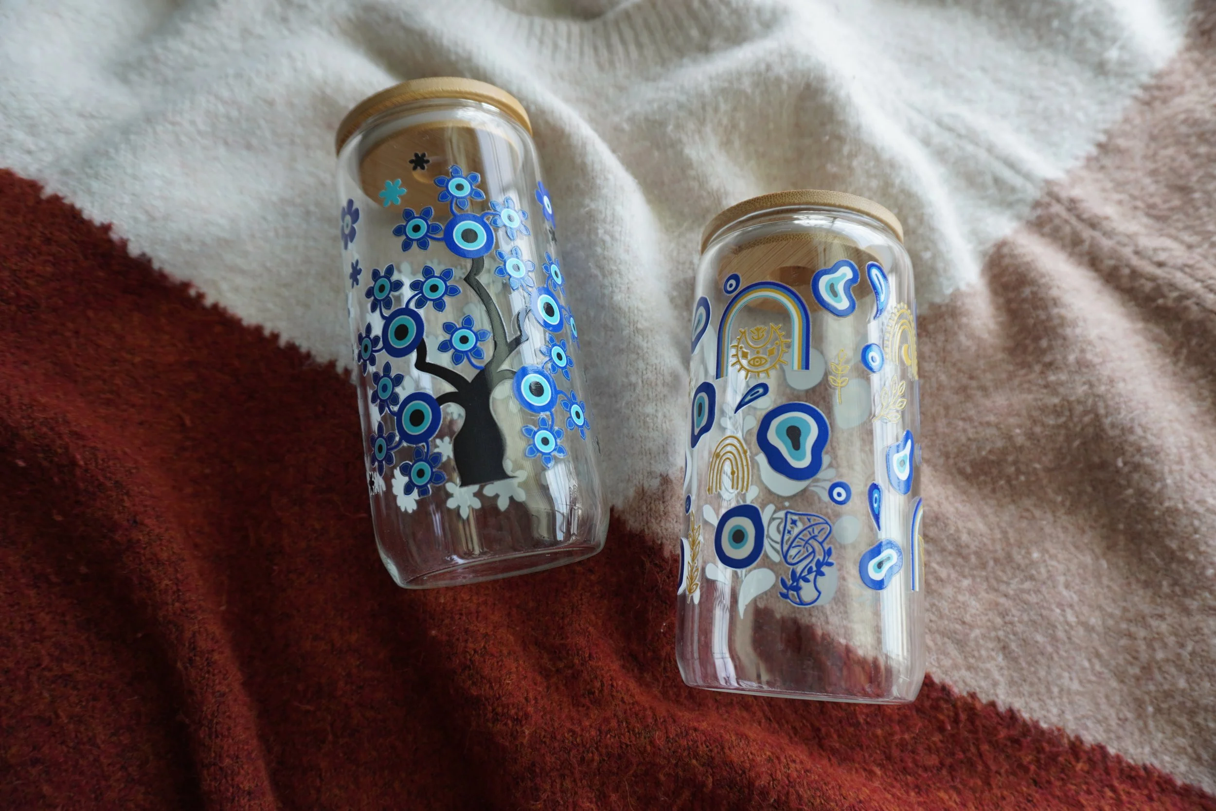 16 OZ. EVIL EYE CUPS