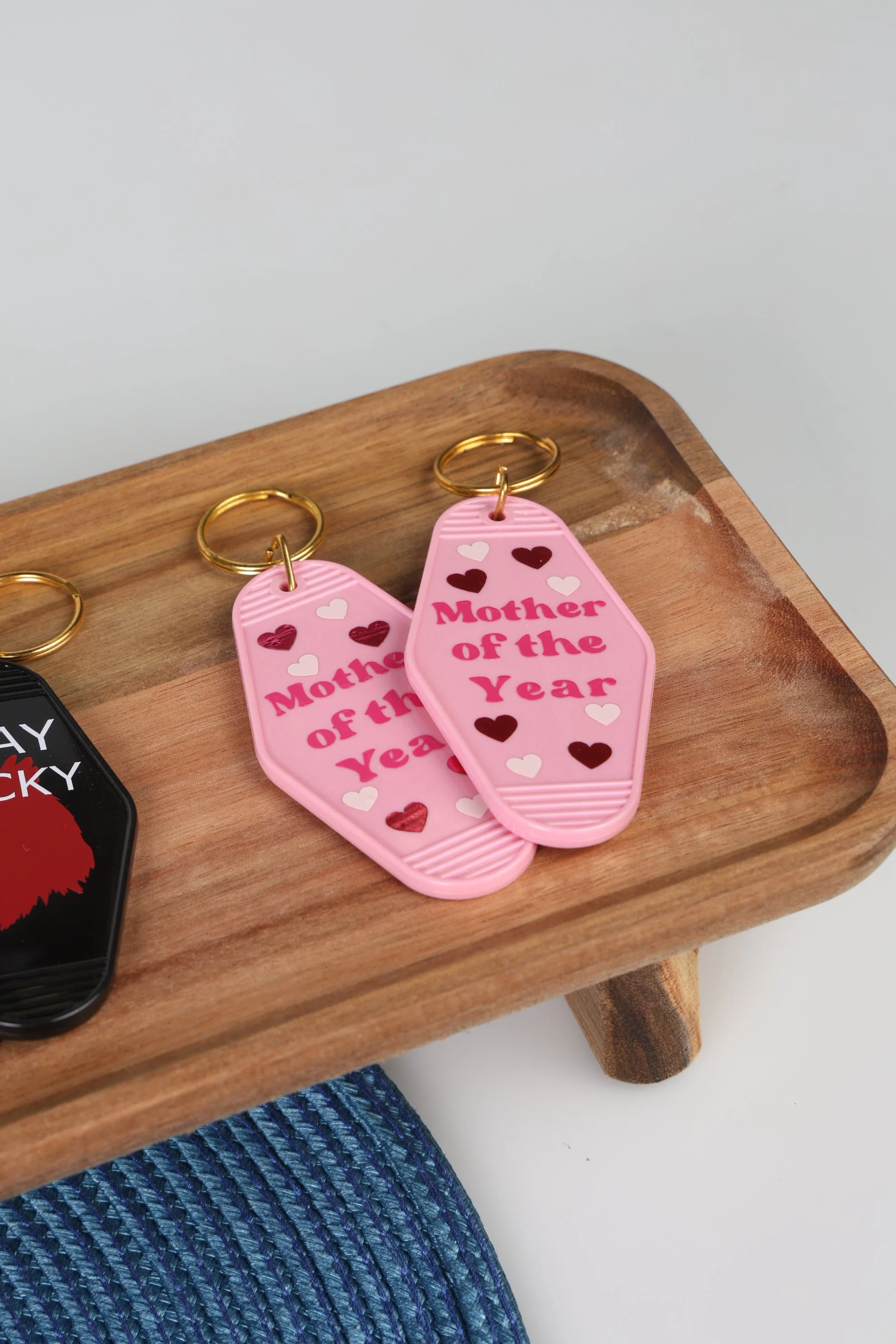 MOTHER OF THE YEAR MOTEL KEYCHAIN