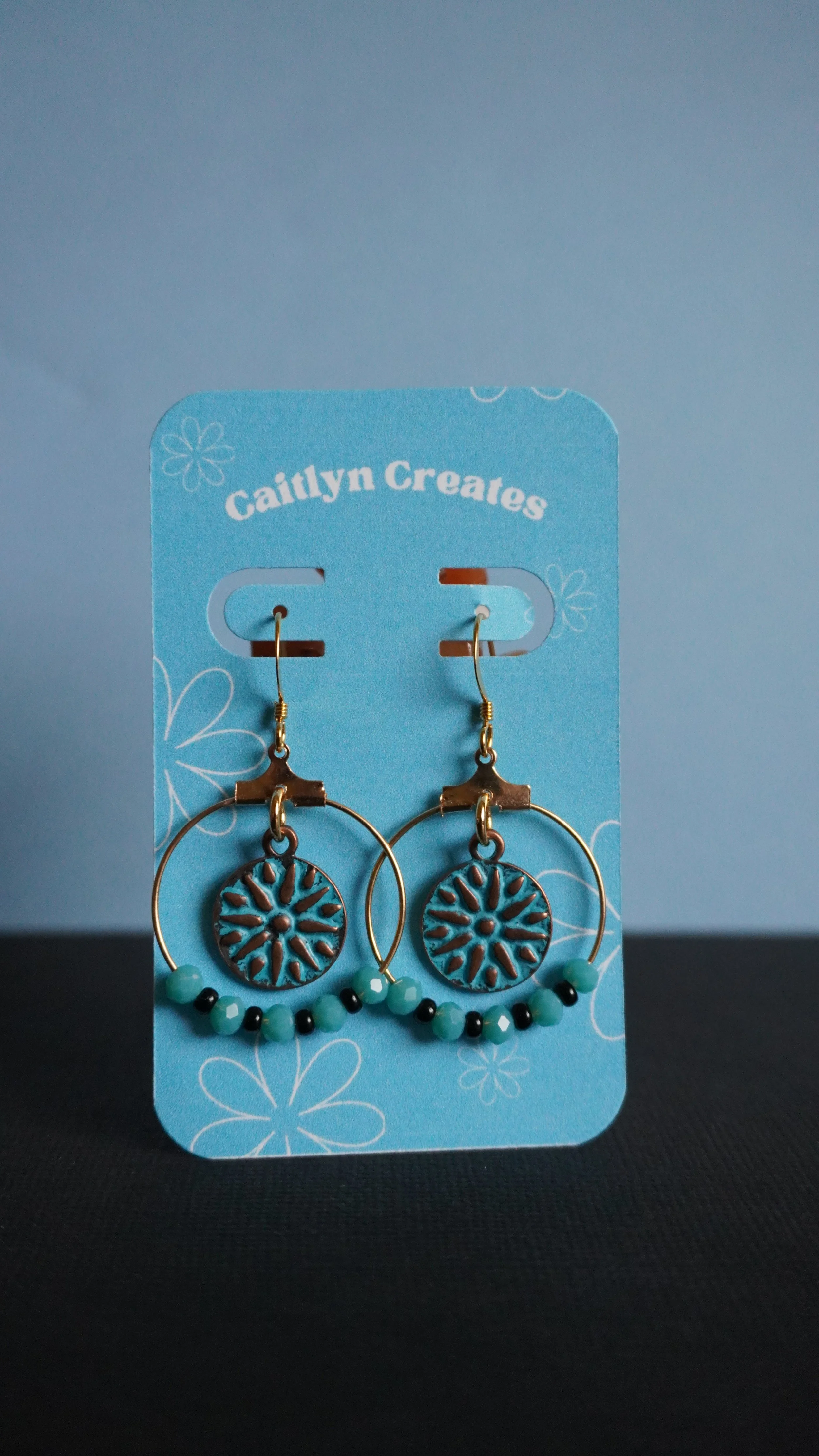 CYAN HOOPS