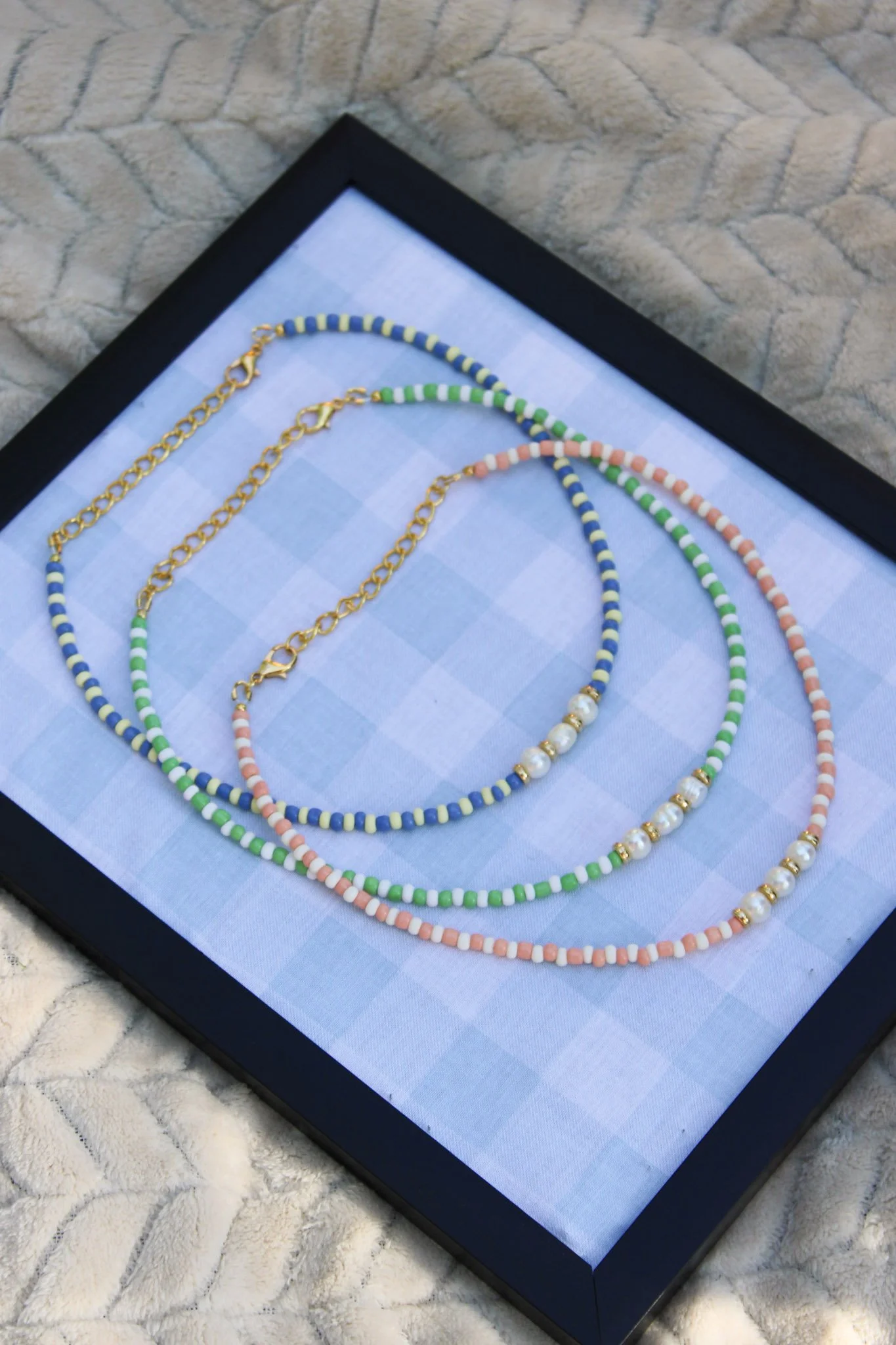 POWERPUFF PEARL NECKLACES