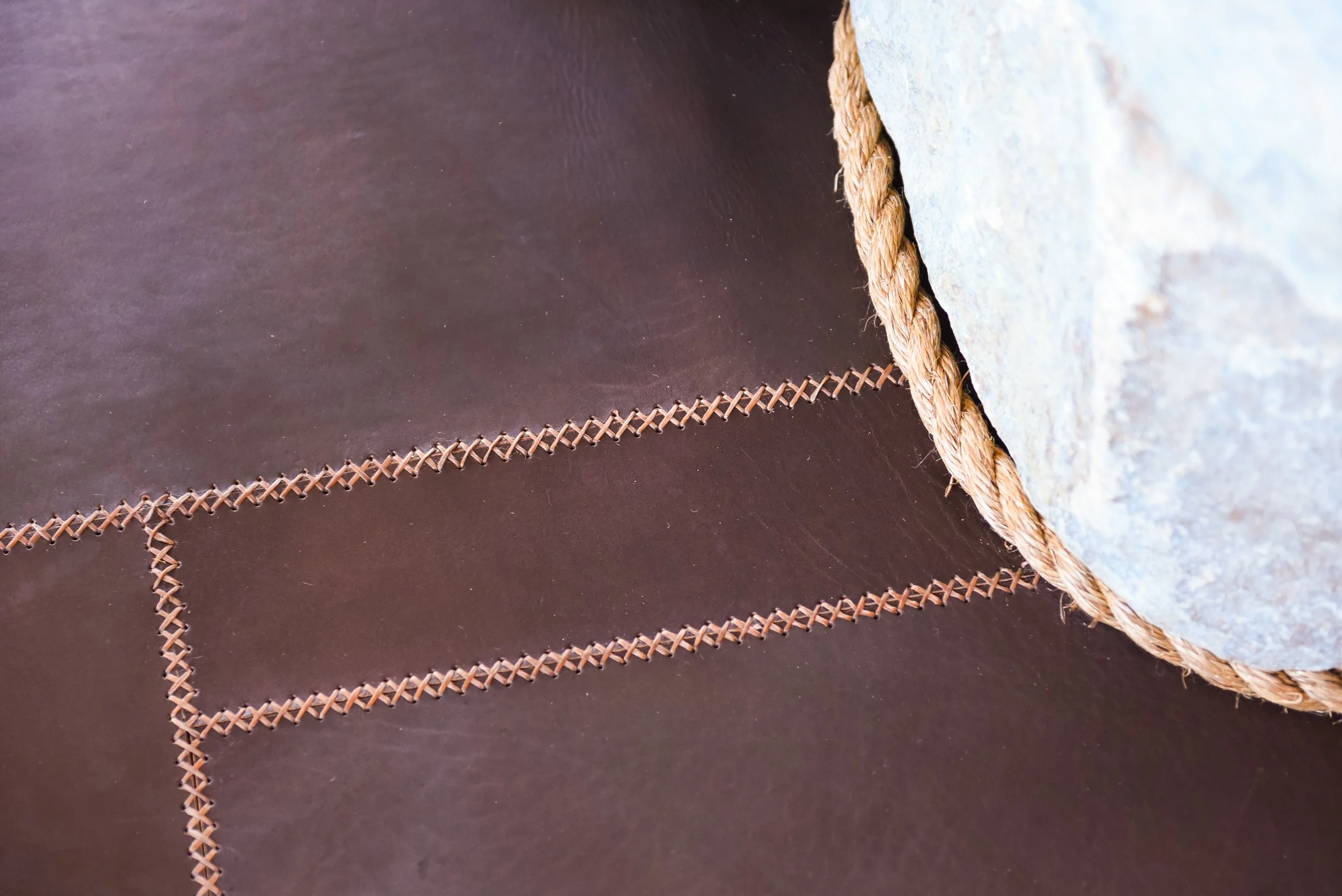 Detailed image of leather floor