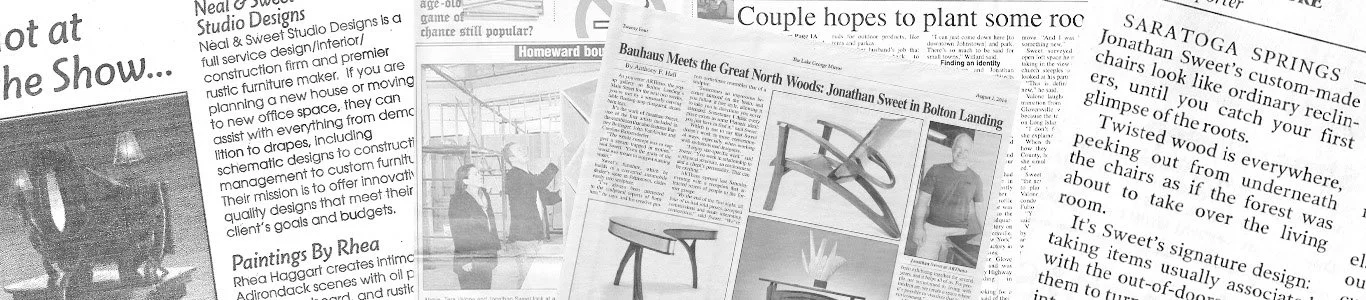 News Paper Collage of Jonathan Sweet work