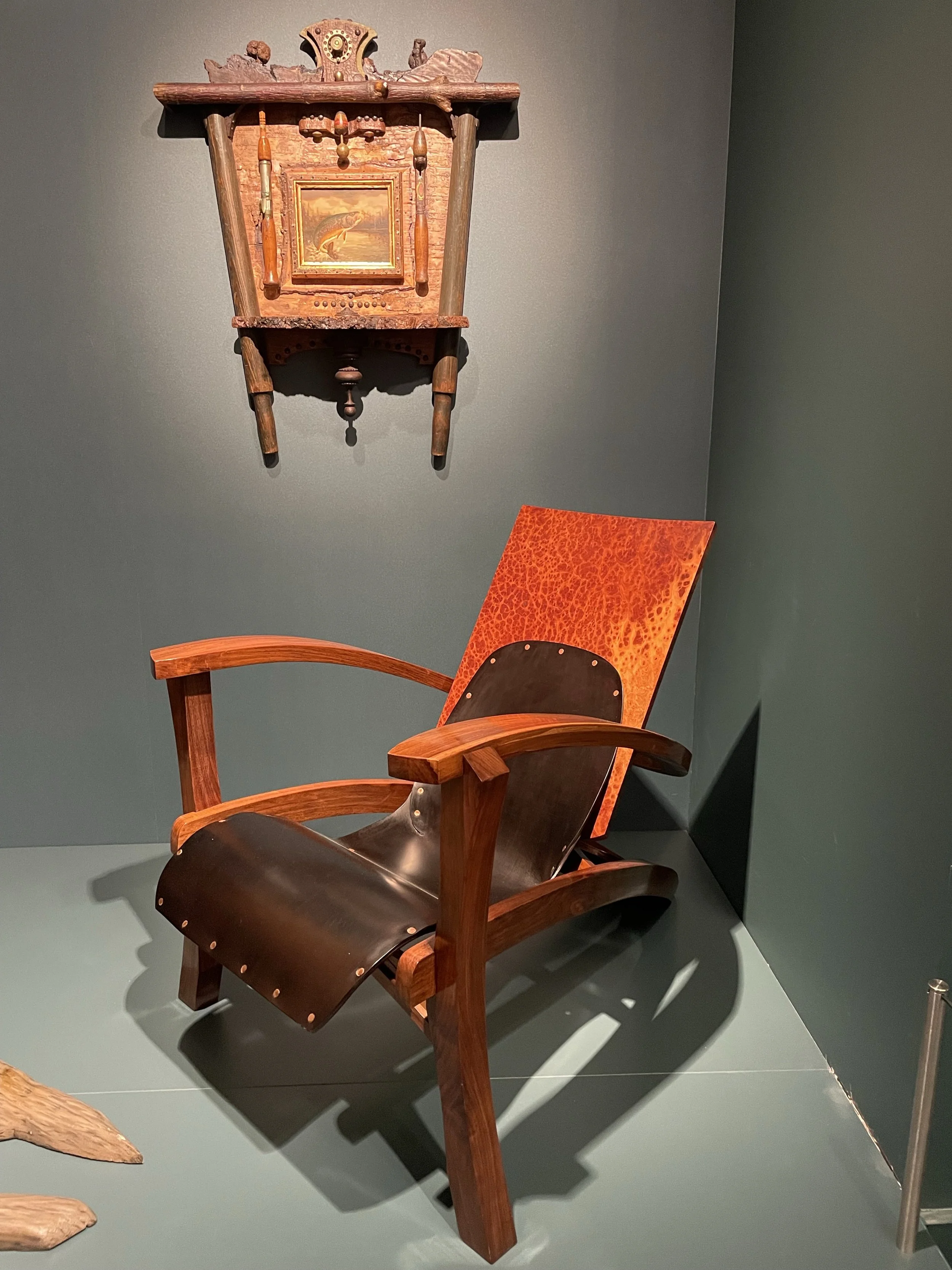 Adirondack Museum Mod-Adk Chair on display
