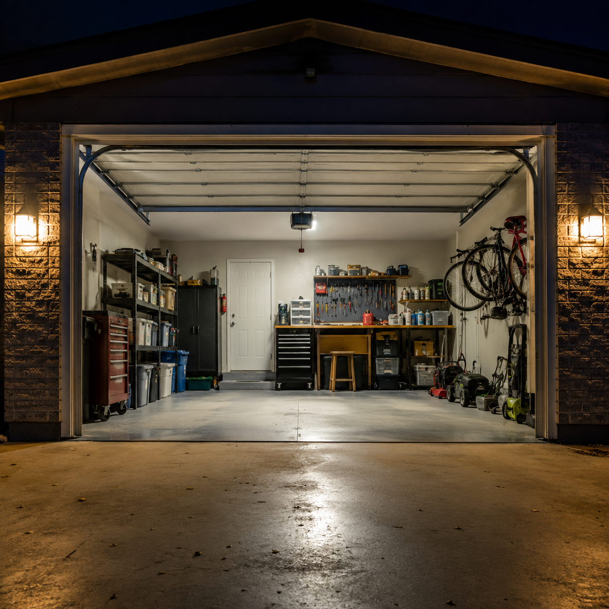 Garage Door Stuck Open Overnight — What It’s Risking
