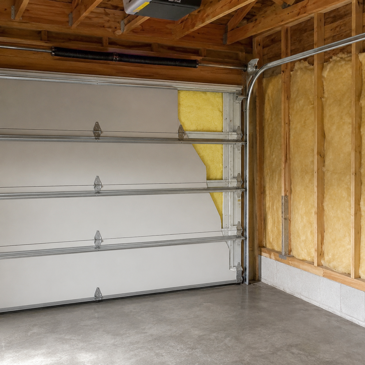 Insulated Garage Doors: How Many Degrees Cooler, Really?