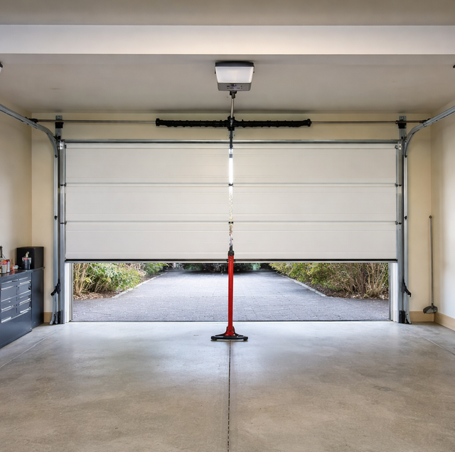 torsion spring balancing heavy garage door midair