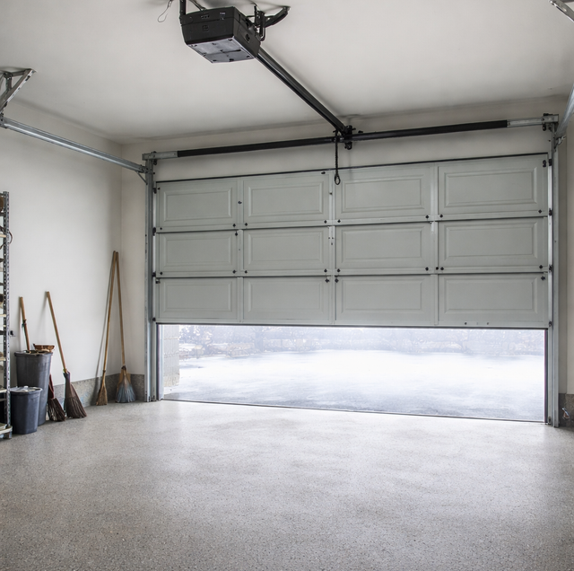 steel garage door track sagging in heat wave