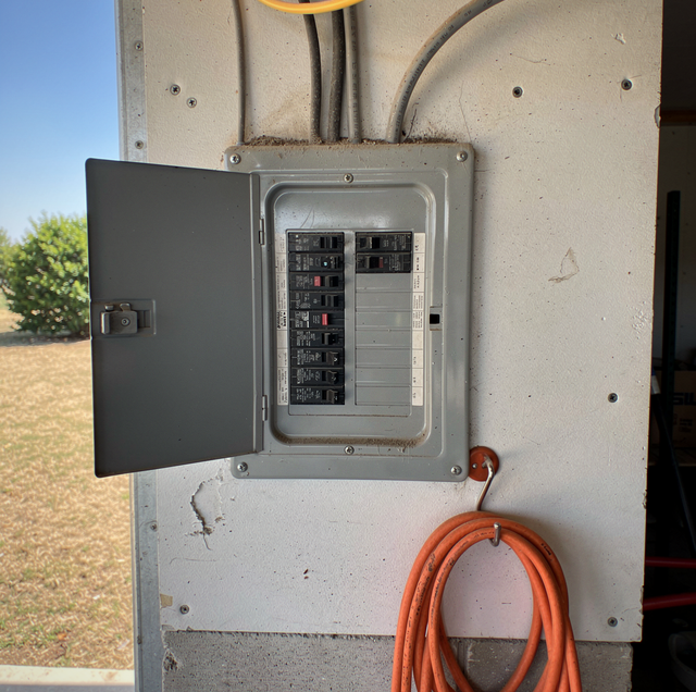 garage door opener tripped breaker switch off center
