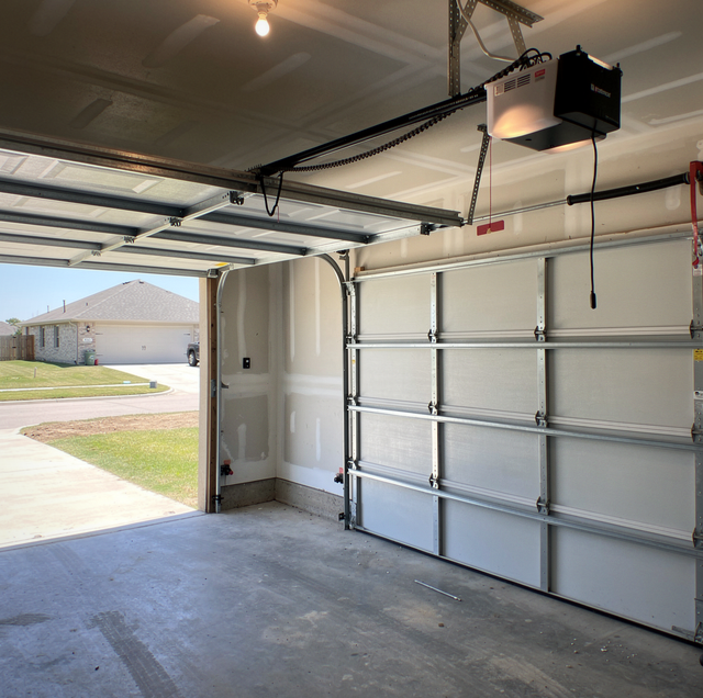 builder's spec sheet for garage door opener