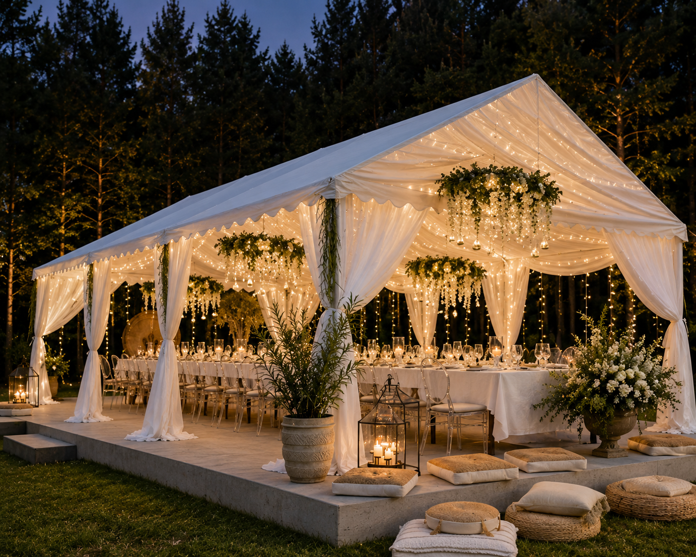 Tent + Stage + Lights
