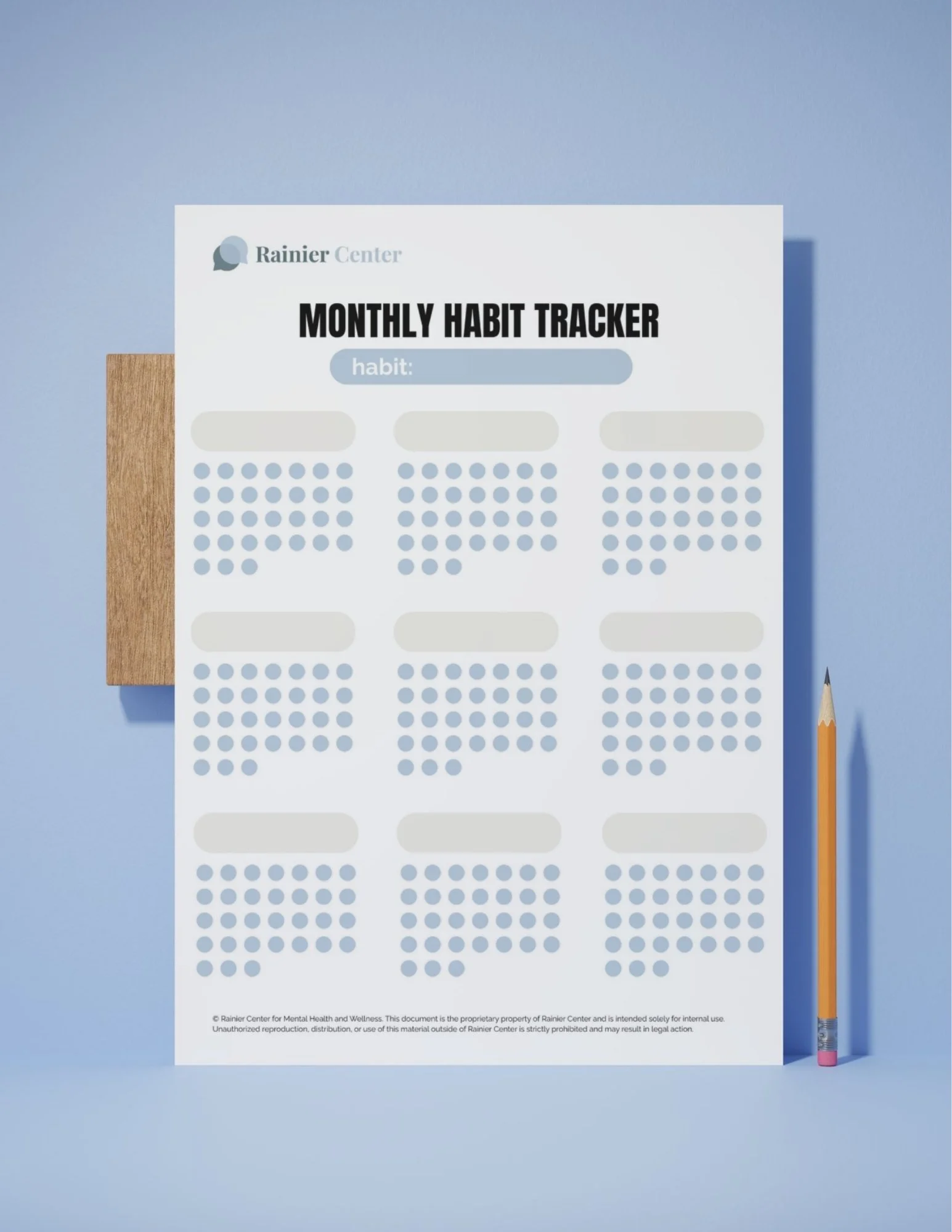 Monthly Habit Tracker