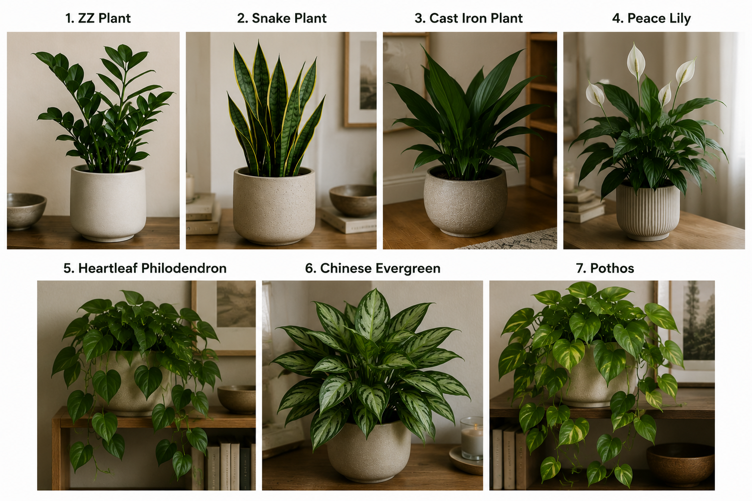 7 Best Plants for Low-Light Rooms