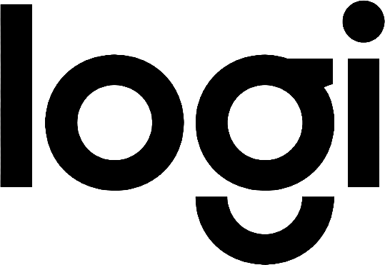 A black and white abstract line drawing resembling a smiling face with circular eyes and a curved mouth.