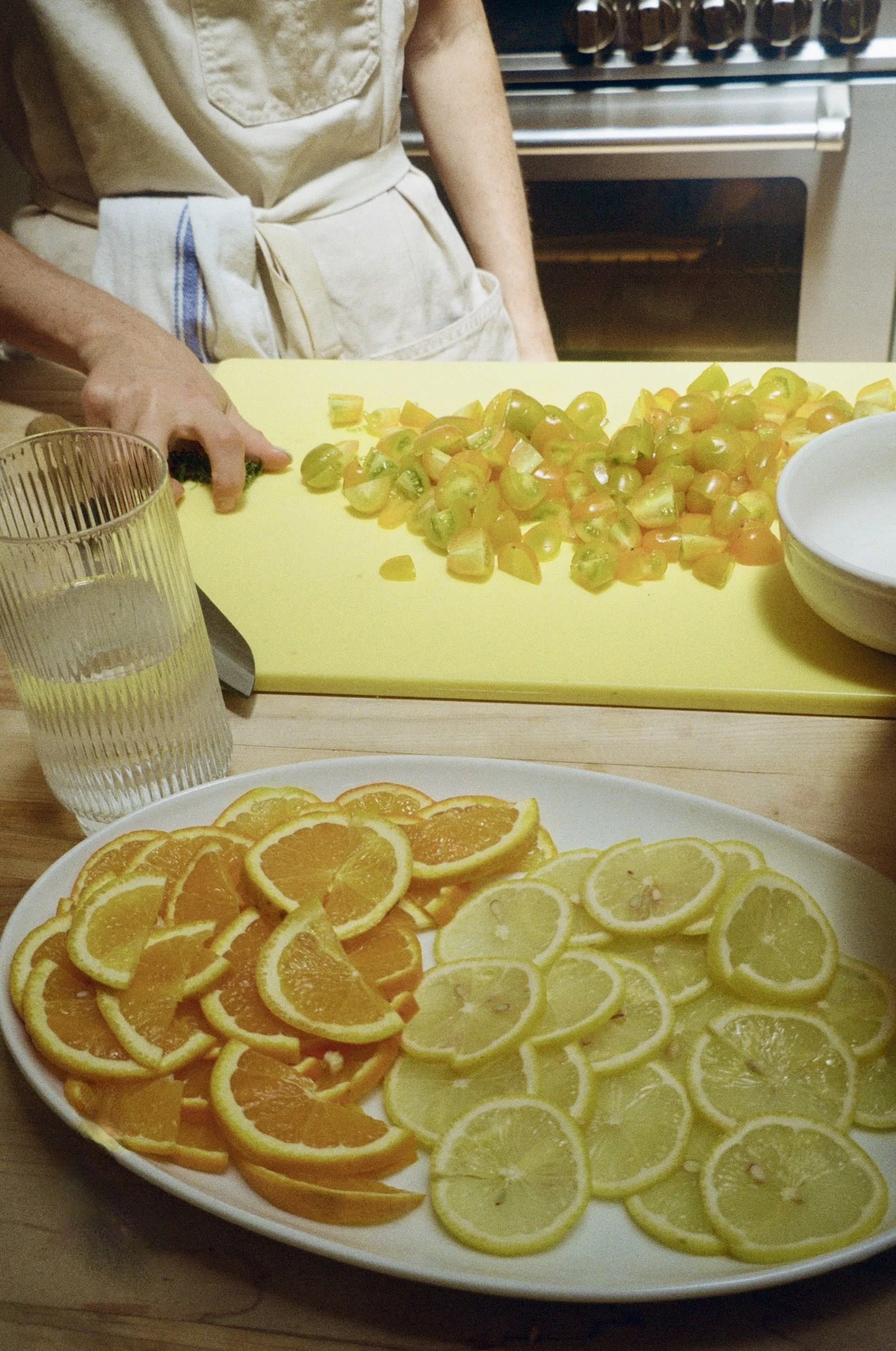 oranges and lemons and tomatoes