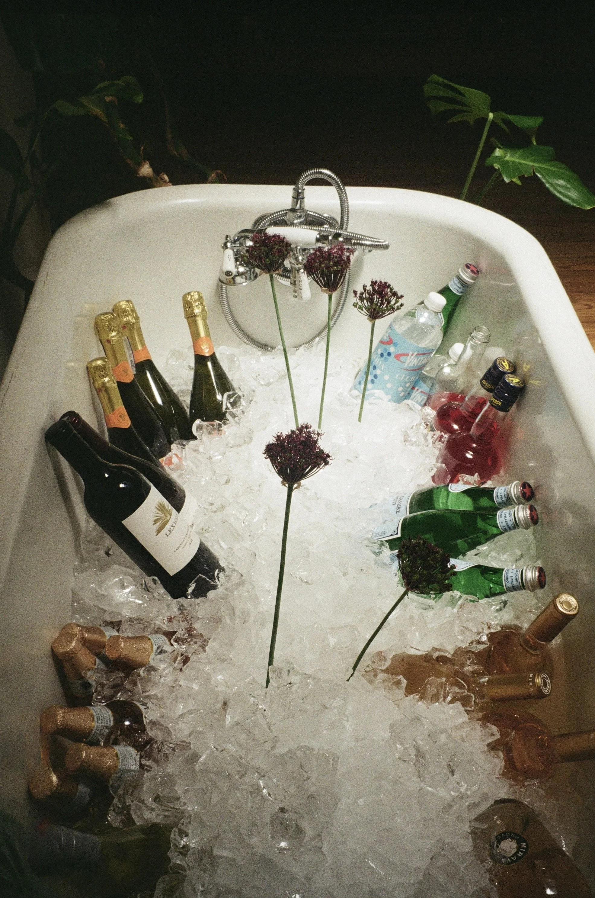 bathtub wine cooler