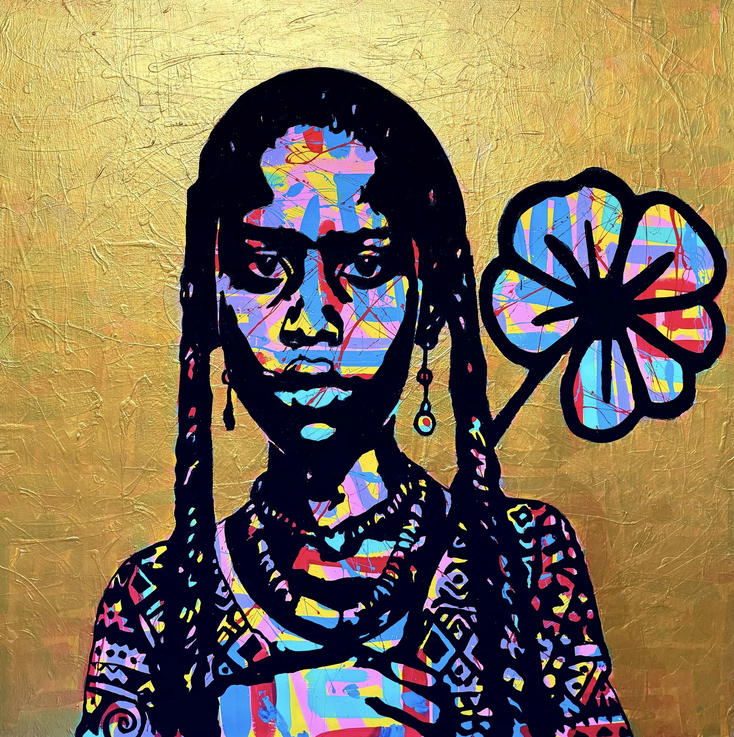 GIRL WITH FLOWER