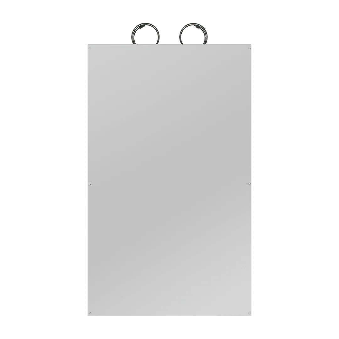 BougeRV Yuma 100W panel flat, rear view