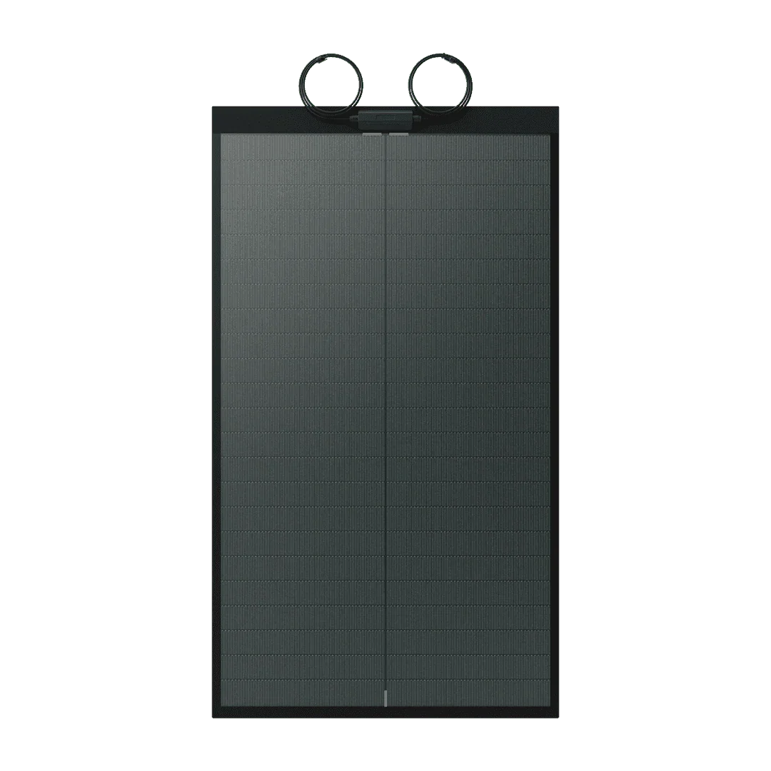 BougeRV Yuma 100W panel flat, front view