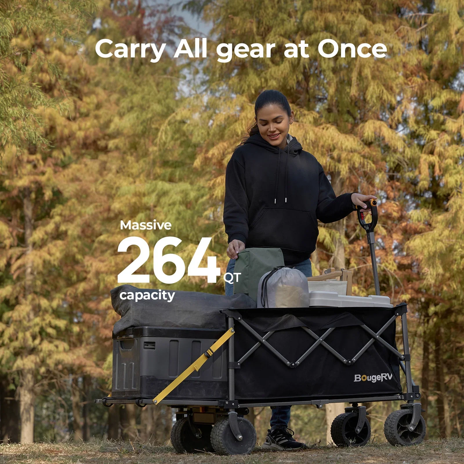 BougeRV eWagon carrying 264 quart cargo capacity in one trip