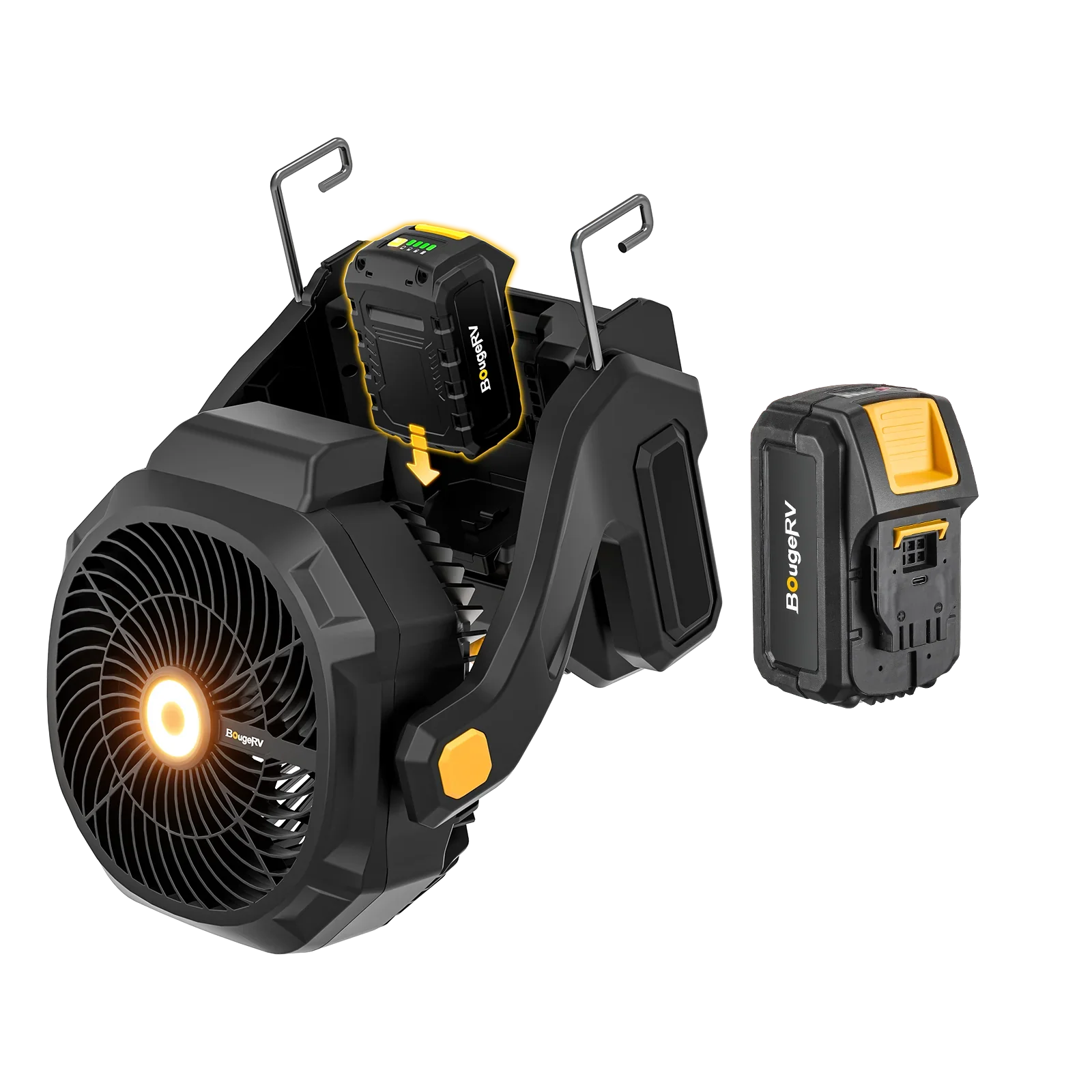 BougeRV F02 Cordless Jobsite Fan