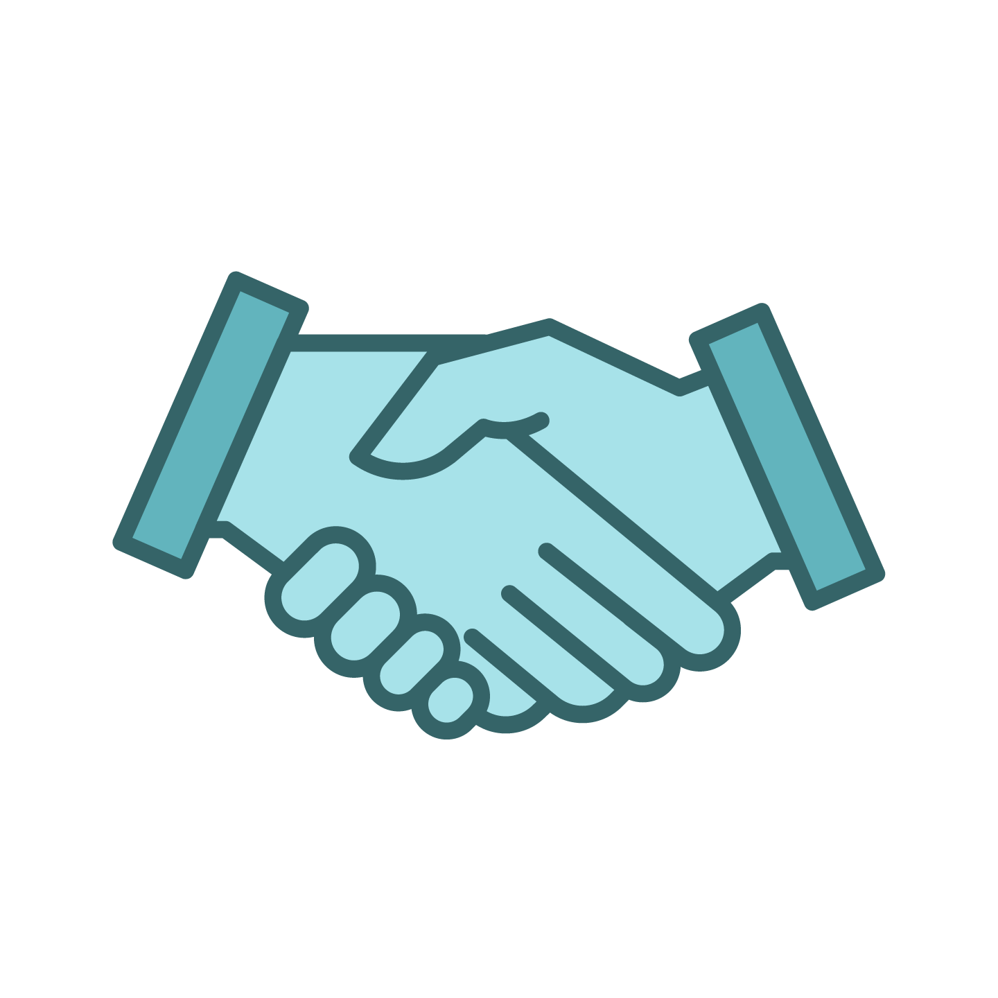 Illustration of a handshake