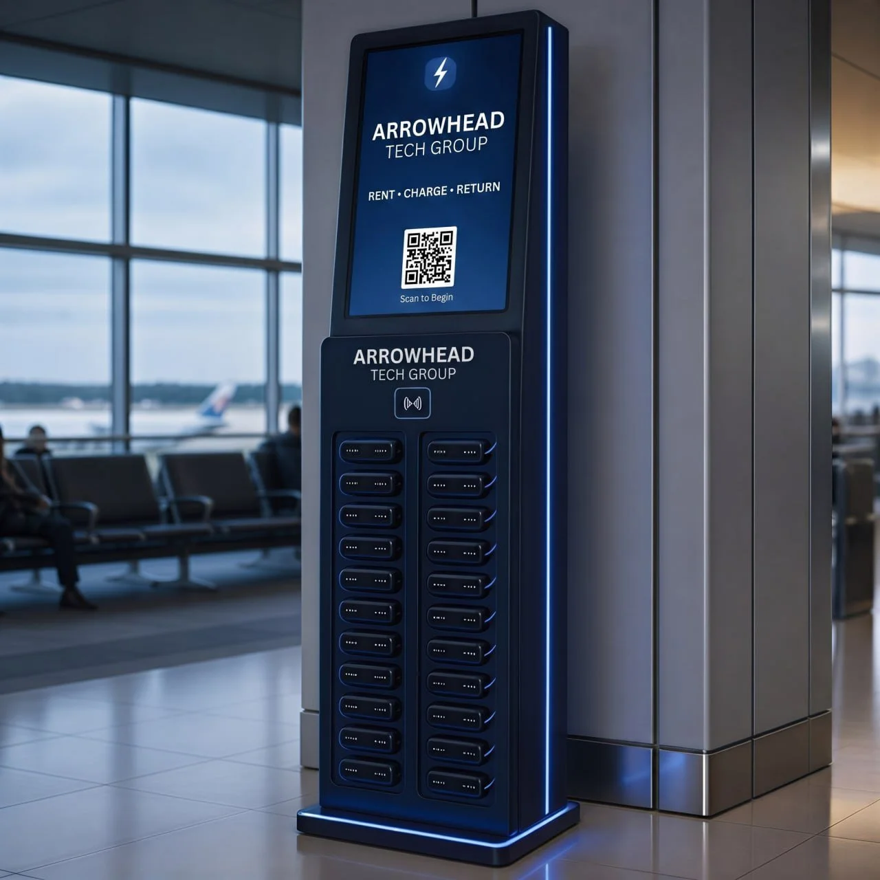 Self-Service Phone Charging Kiosk | Arrowhead Tech Group