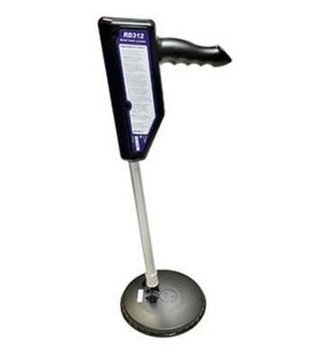 RD312 metal detector used to quickly find lost or buried metal access points like manhole covers and valve boxes.