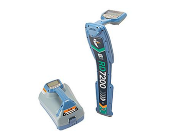 Radiodetection RD7200 precision locator receiver and transmitter set for utility locating.
