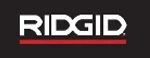 RIDGID logo, a manufacturer of pipe inspection and locating tools.