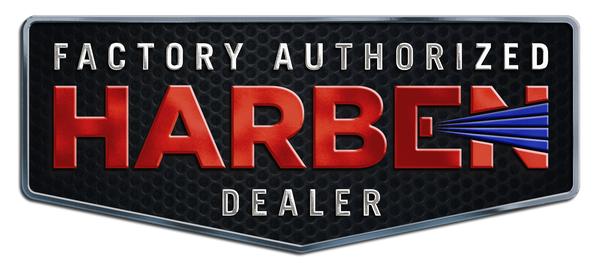 Factory Authorized Harben Dealer badge logo.