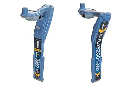Radiodetection RD8200SG precision locator with integrated GPS and RTK for survey-grade positioning.