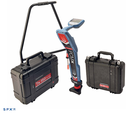 Pipeline inspection camera equipment case used for identifying sources of pipe deterioration.