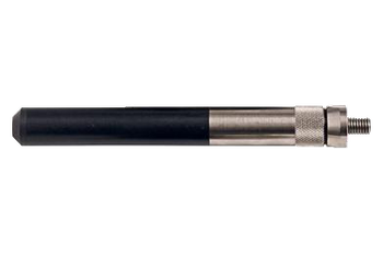 Locator sonde transmitter used with pipe inspection cameras to pinpoint underground line locations.