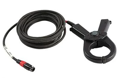 Transmitter clamp used to apply a transmitter signal to a specific cable or pipe.
