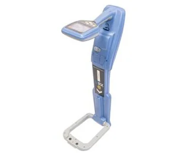 Radiodetection pipe and cable locator receiver with digital display, used to trace underground utility lines.