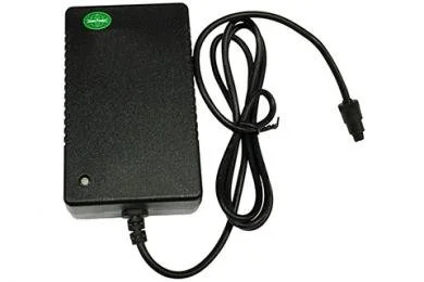 Transmitter power supply, a universal AC/DC converter used to power the transmitter through the DC socket.