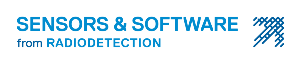 Sensors & Software logo, a ground penetrating radar brand from Radiodetection.