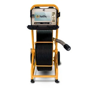 Hathorn H7 Complete Inspection System with monitor and camera reel, available with different push rod stiffnesses.