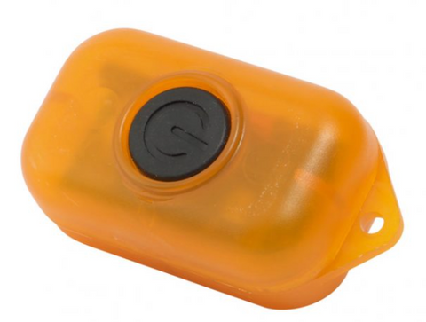 ATP-12 223 kHz flushable sonde transmitter, an orange floating device used with Prototek's Ardy receiver.