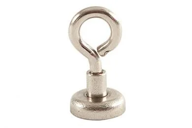 Neodymium Magnet used to attach a direct connect lead signal connector to metallic pipes or street furniture.