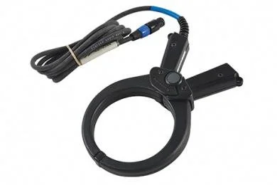Locator clamp used with a locator to help identify target utilities in congested areas.