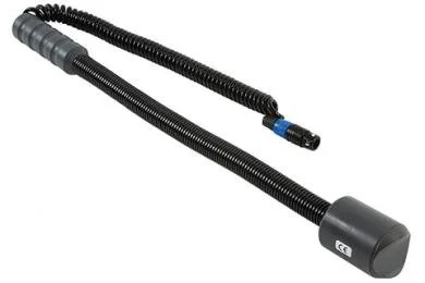 Large stethoscope accessory, a flexible 20-foot tool used to locate individual bundled cables.