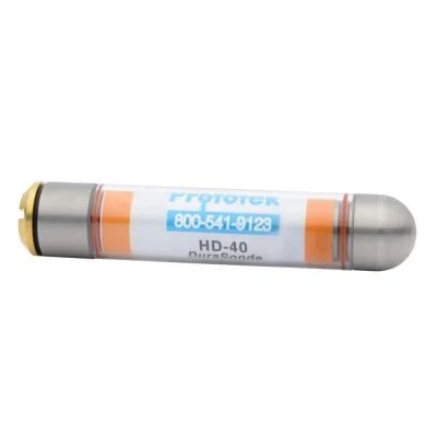 Prototek HD-40 8 KiloHertz DuraSonde Transmitter used for nonmetallic line locating with reduced power line interference.