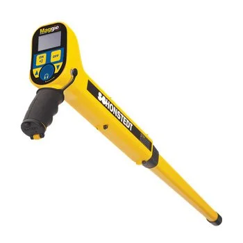 Schonstedt magnetic locator used for finding metallic objects like manhole covers, valve boxes, and iron pipe.