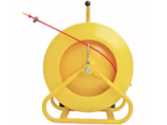 Jameson Live Tracer Rodder reel, model 15-316-100-GL, for gas and water service lines, 3/16 inch by 100 feet.